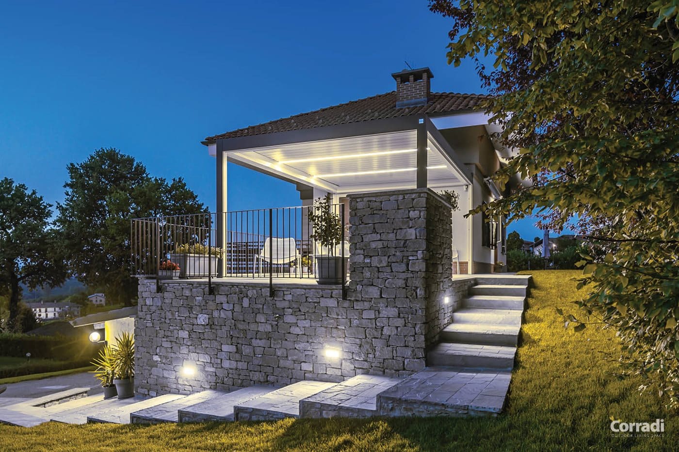 Elektrisk pergola Imago fra Corradi